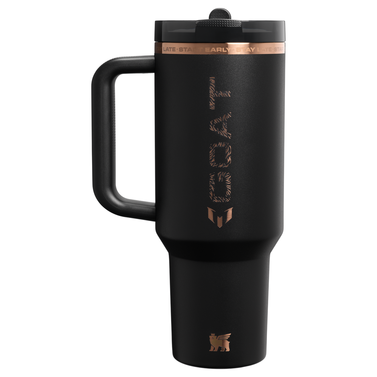Stanley 1913 The Messi x Stanley Quencher ProTour Flip Straw Tumbler 40 OZ in Messi GOAT Black