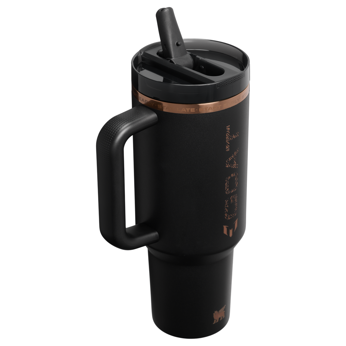 Stanley 1913 The Messi x Stanley Quencher ProTour Flip Straw Tumbler 40 OZ in Messi GOAT Black