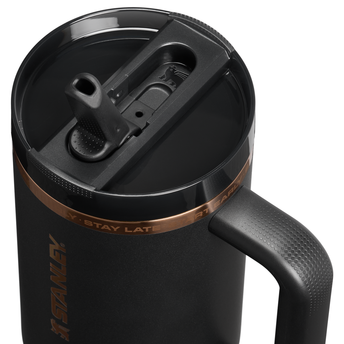 Stanley 1913 The Messi x Stanley Quencher ProTour Flip Straw Tumbler 40 OZ in Messi GOAT Black