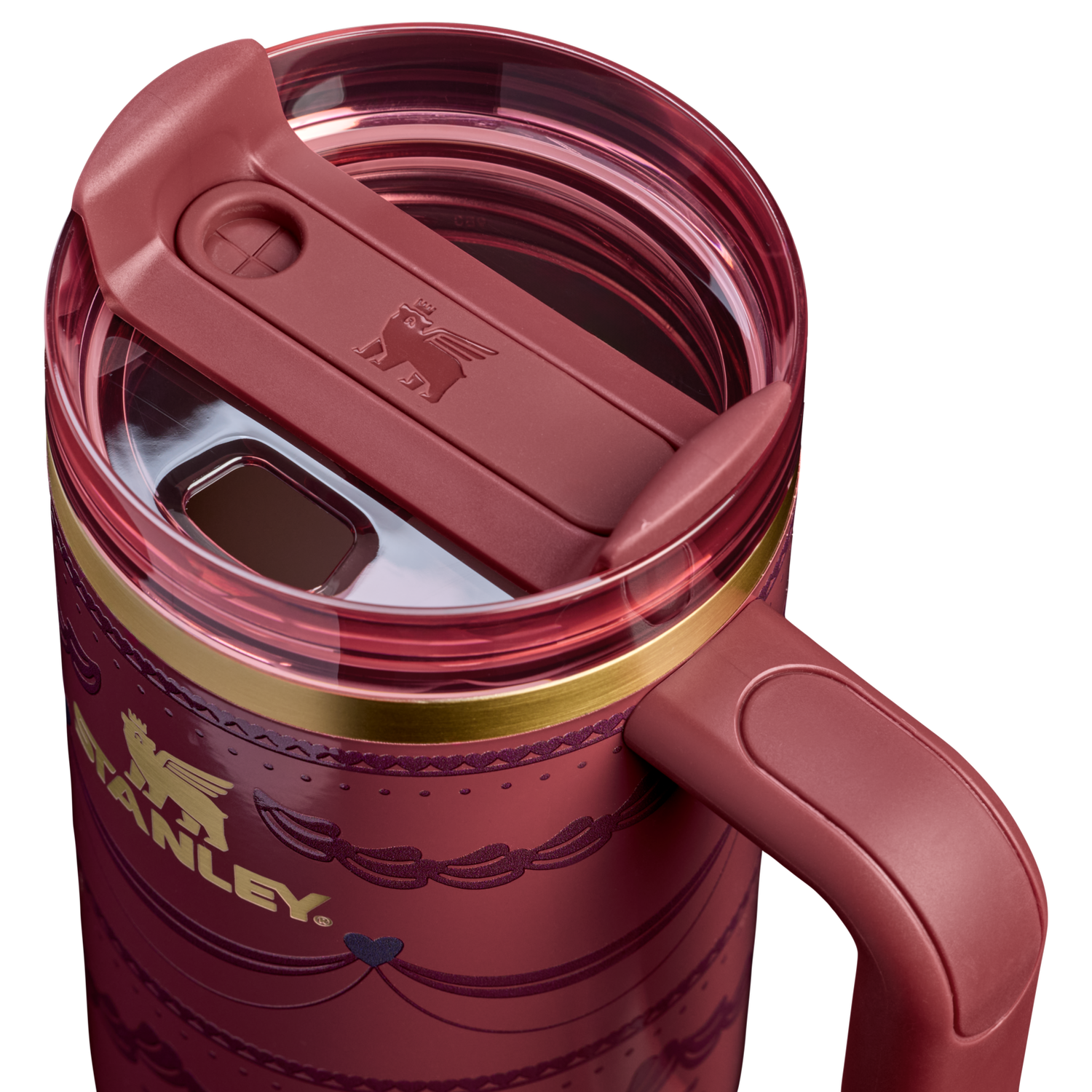 Stanley 1913 The Valentine’s Day Quencher H2.0 Flowstate™ Tumbler 30 OZ in Red Velvet Cake | View 2