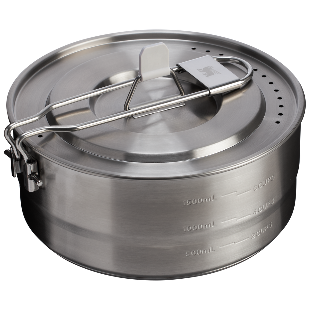 Stanley 1913 The Wildfare Go Two Bowl Prep & Cook Set 14-piece set 1.65 QT in Shale + Charcoal
