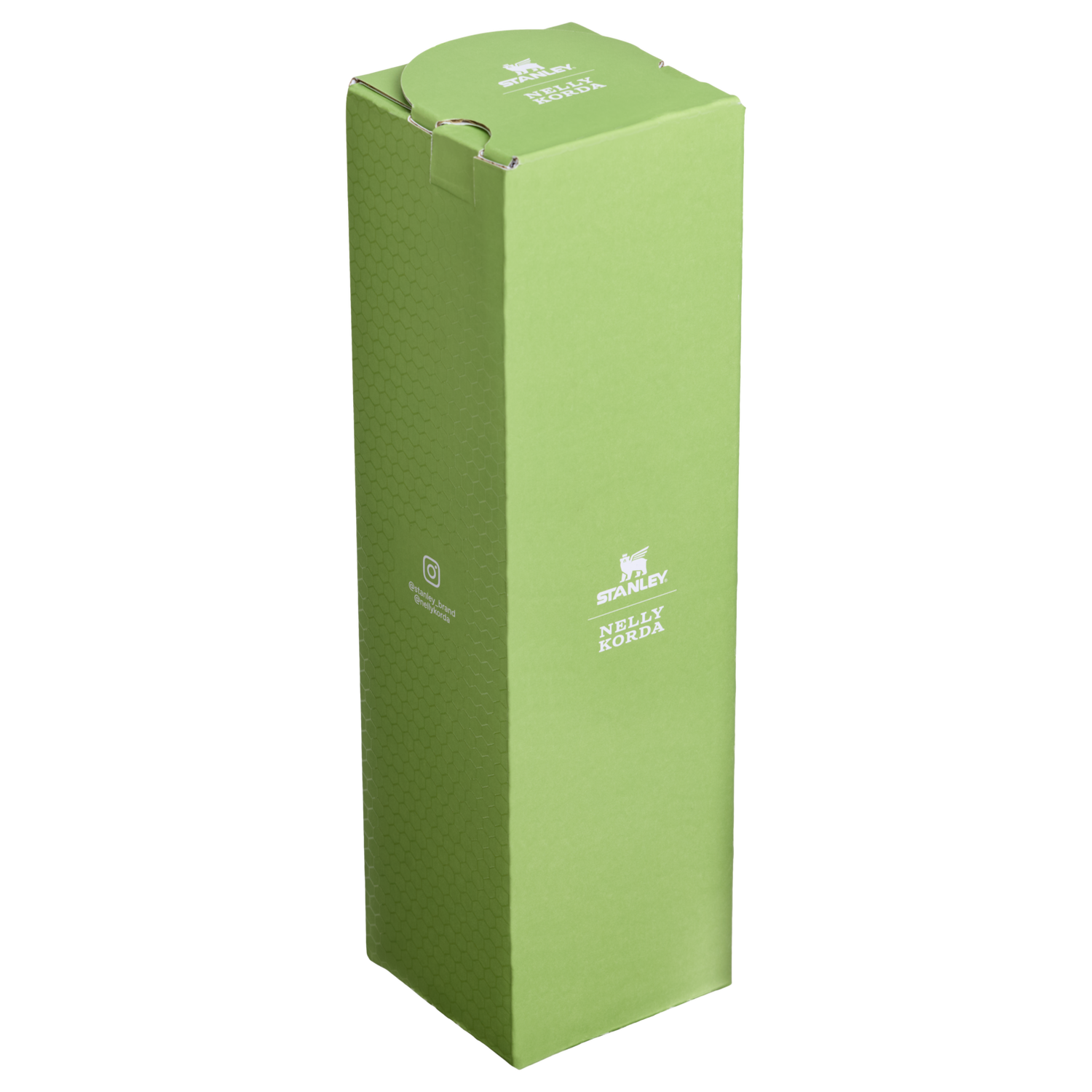 Stanley 1913 The Stanley 1913 x Nelly Korda All Day Slim Bottle 20 OZ in Nelly Korda Pinstripe | View 5
