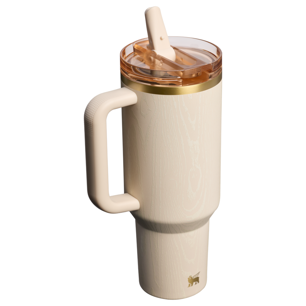 Stanley 1913 The Cheers & Cheer Quencher ProTour Flip Straw Tumbler 40 OZ in Birch Woodgrain
